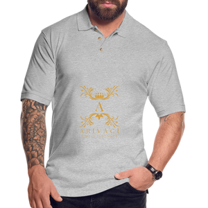 Men's Pique Polo Shirt - heather gray