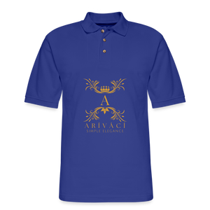 Men's Pique Polo Shirt - royal blue