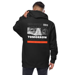 Burning Checks Unisex fleece zip up hoodie