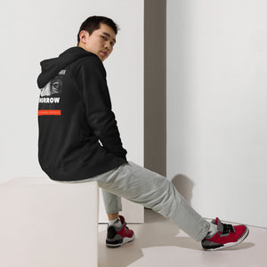 Burning Checks Unisex fleece zip up hoodie