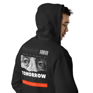 Burning Checks Unisex fleece zip up hoodie